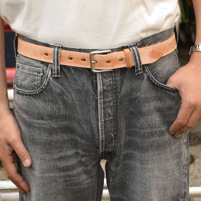FULL COUNT ”6218” Wild Leather Narrow Belt