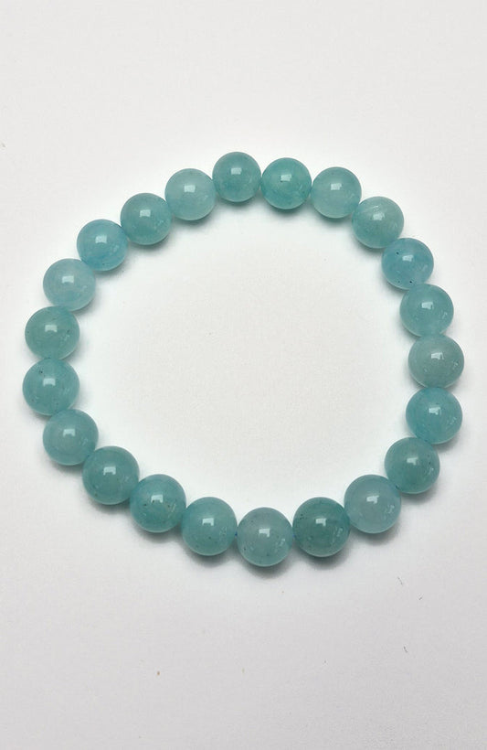Gemstone Bead Bracelet - Amazonite 6mm
