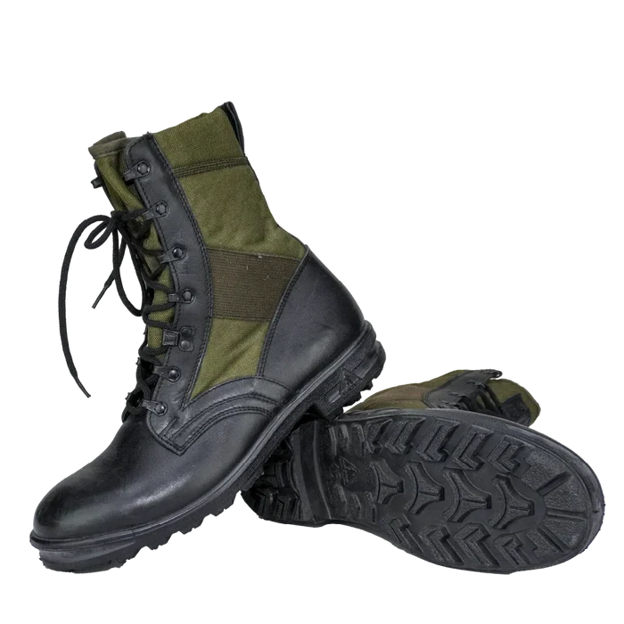 German Army OD Jungle Boots - German Army Surplus - Combat Boots