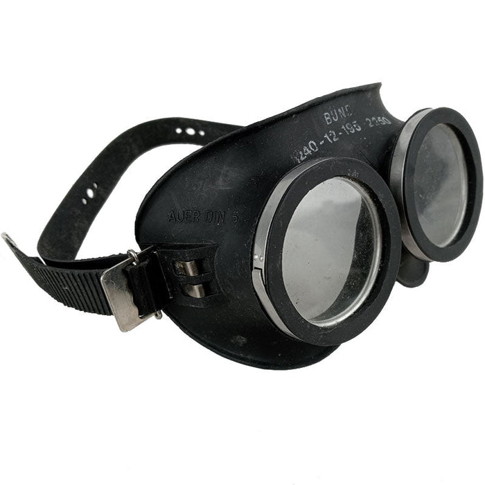 German Protection Goggles - Black - German Army Surplus - Goggles