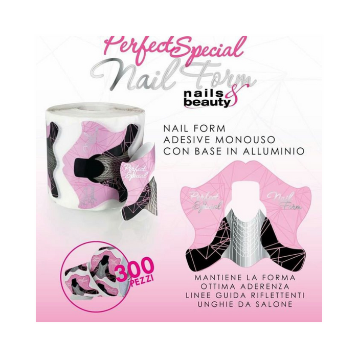 GLAMOUR NAILS NAIL FORM PERFECT SPECIAL 300pz - Essence Beauty&Hair