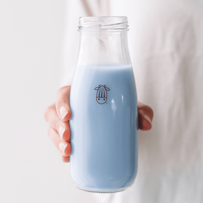 Glass Creamer Bottles - Set of 2 |  | Reusable Milk & Beverage Containers
