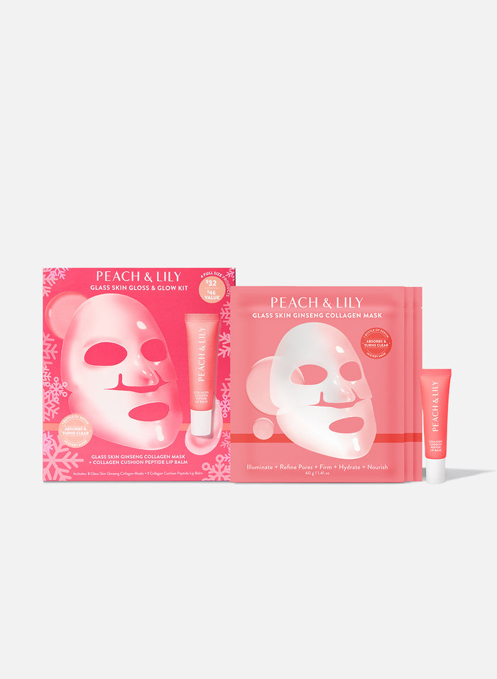 Peach & Lily Glass Skin Gloss & Glow Kit Products