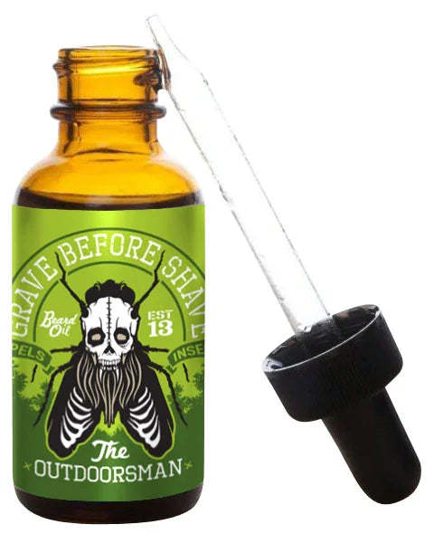 GRAVE BEFORE SHAVE™ Outdoorsman Blend Beard Oil 1oz. (Citranella Scent)