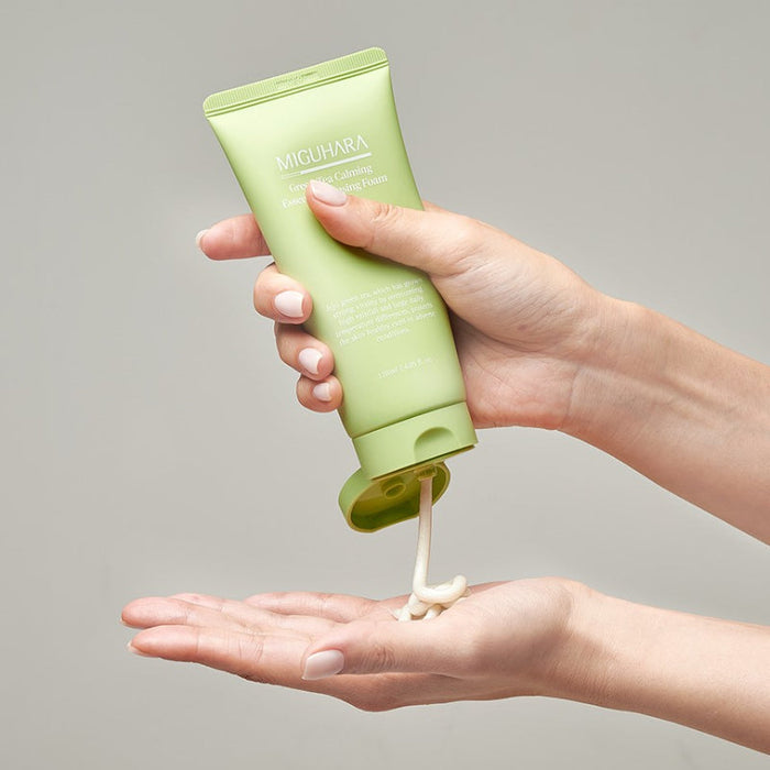 Green Tea Calming Essence Cleansing Foam Origin - Korean-Skincare