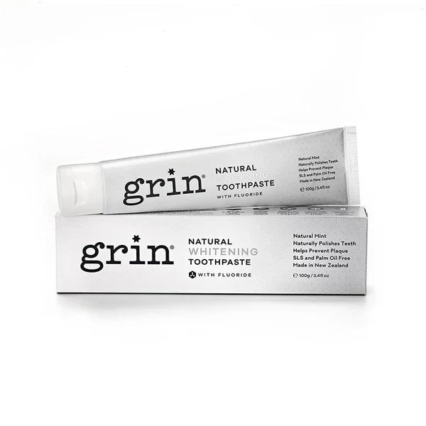 Grin Natural Whitening Toothpaste with Fluoride 100g
