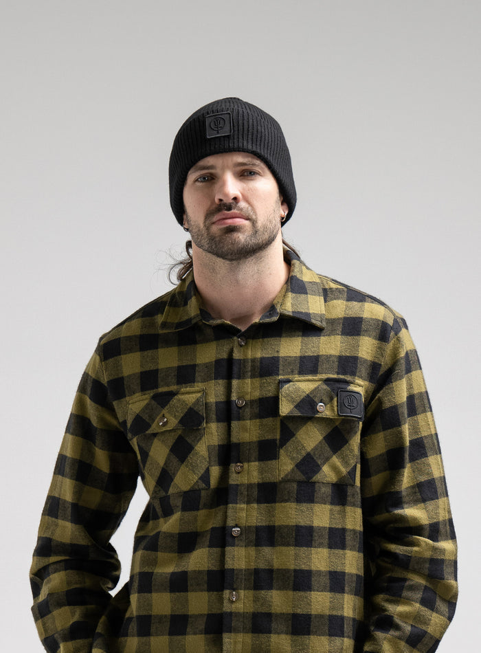 Hem Studio Image of accessory, Guard Beanie in Black (SS Accessory)