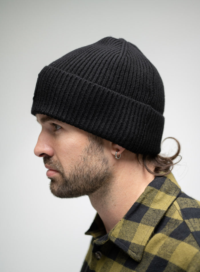 Hem Studio Image of accessory, Guard Beanie in Black (SS Accessory)