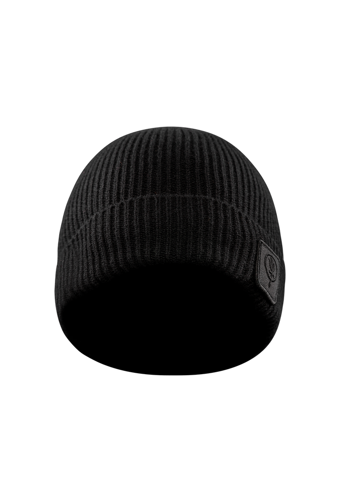 SM Cut of Out Guard Beanie In Black (GM)