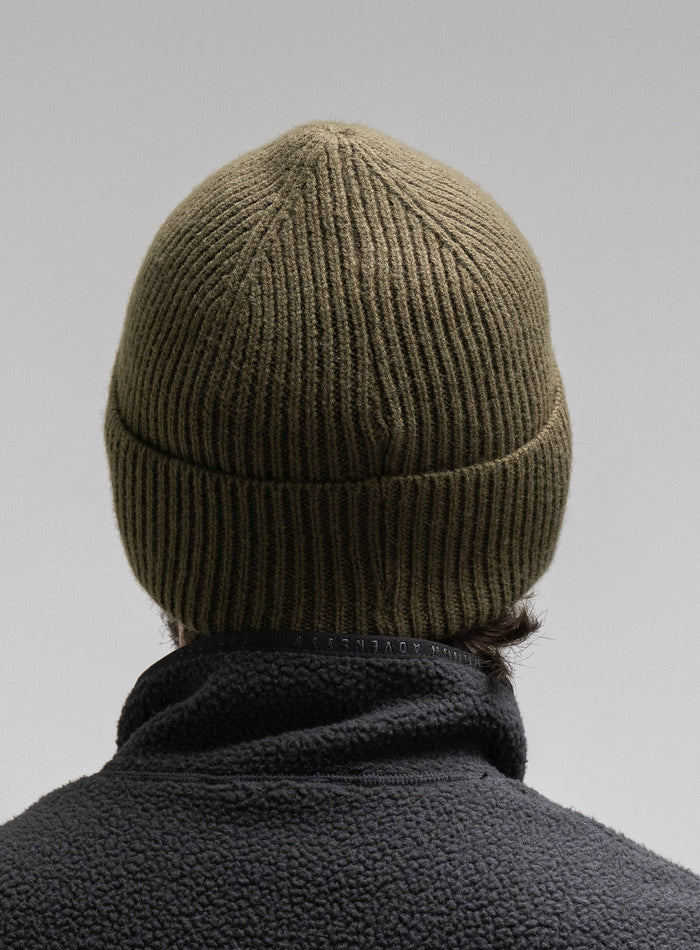 Studio Image Of Guard Beanie In Khaki (SS Model)