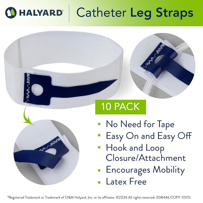 O&M Halyard Leg Strap for Universal Indwelling Catheter, 2 x 24 Inch