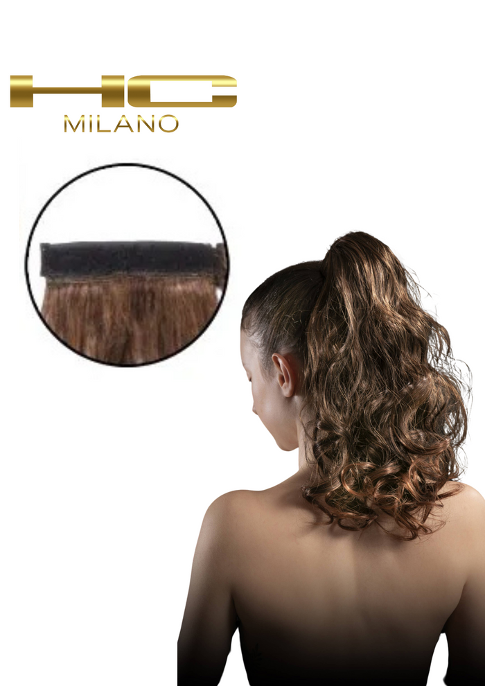 HC MILANO CODA MOSSA NOEMI CON VELCRO 45CM