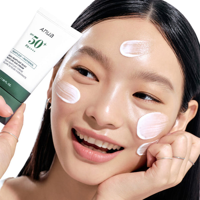 Heartleaf Silky Moisture Sun Cream