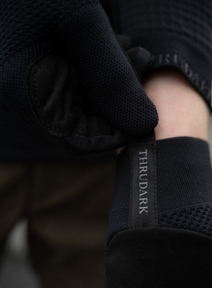 Hem Studio Image of accessory, Heritech Gloves in Obsidian Black (SS Accessory)