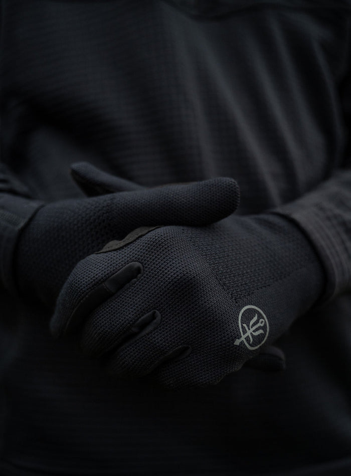 Hem Studio Image of accessory, Heritech Gloves in Obsidian Black (SS Accessory)
