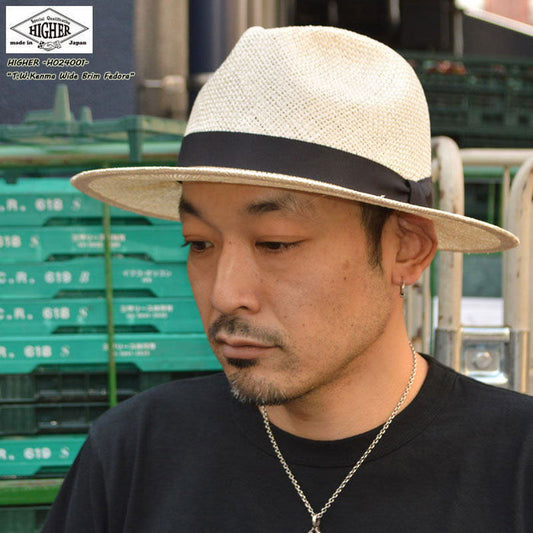 HIGHER "HO24001" T.W.Kenma Wide Brim Fedora