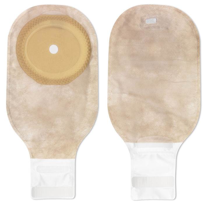 Hollister Premier One-Piece Pouch, Flat, Cut-to-Fit, Beige, 12-Inch, with Filter, SoftFlex, Standard Wear