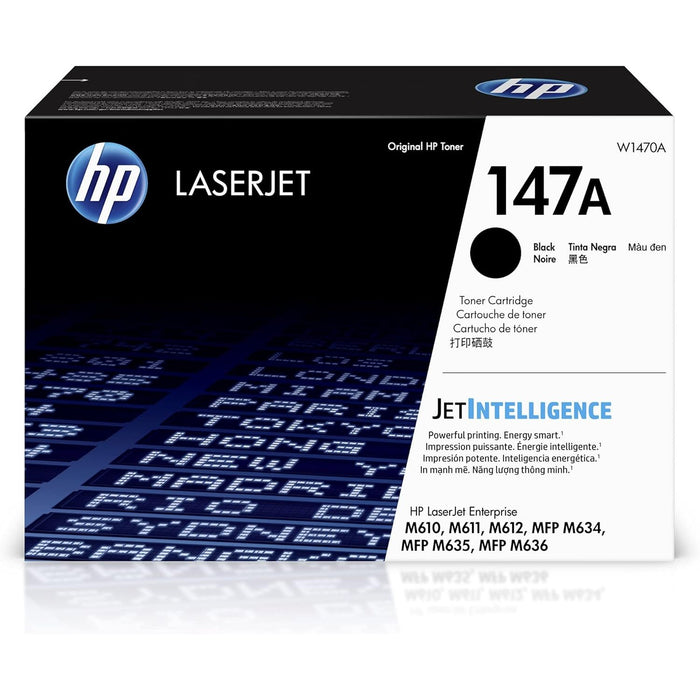 HP 147A Black Laserjet Toner Cartridge - W1470A