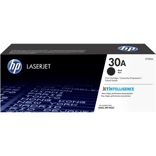 HP 30A Black Original LaserJet Toner Cartridge - CF230A