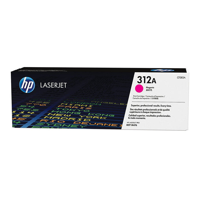 HP 312A Magenta Original LaserJet Toner Cartridge Page Yield 2700 CF383A