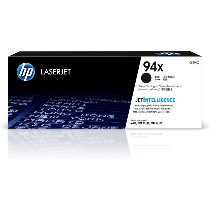 HP 94X High Yield Black Toner Cartridge CF294X