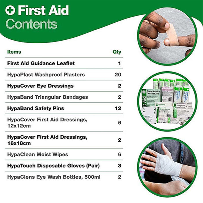HSE First Aid & Eye Wash Kit (1-10 Person)