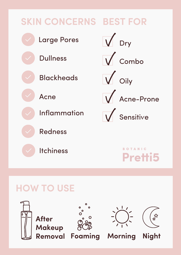 HYDRO-POWER BRIGHTENING CLEANSER - Pretti5 - TCM-Infused Clean Beauty For Natural Glow