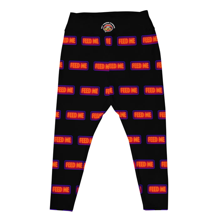 I Know I'm Pretty Just Feed Me Plus Size Leggings | 2XL-6XL | Bold. Curvy. Unapologetic.