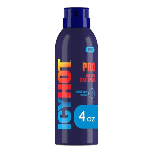 Icy Hot Pro Pain Relief Dry Spray, 4 oz Spray - 04116700804-Single - LL Medico