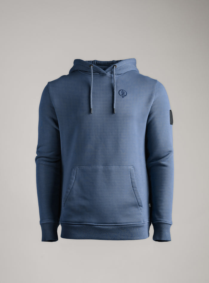 Cut Out Image of Insignia Hoody Washed In Dark Sapphire (GM)
