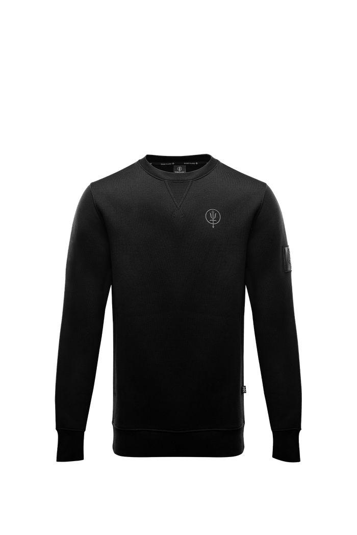 SM Cut of Out Insignia Jumper In Obsidian Black (GM)