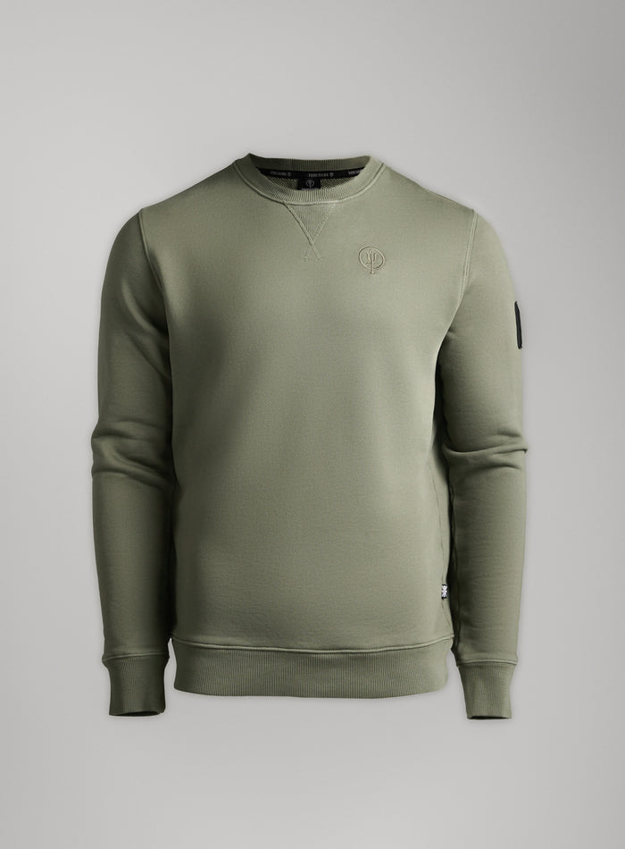 Hem Cut Out Image of Insignia Jumper Washed In Khaki (GM)
