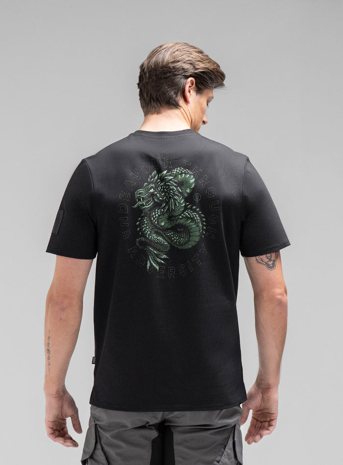 Studio Image Of Insignia T-Shirt - Endeavour In Obsidian Black (SS Model)