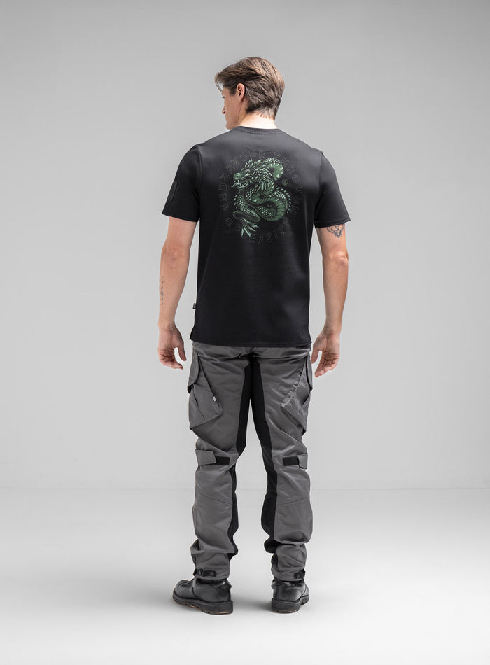 Studio Image Of Insignia T-Shirt - Endeavour In Obsidian Black (SS Model)