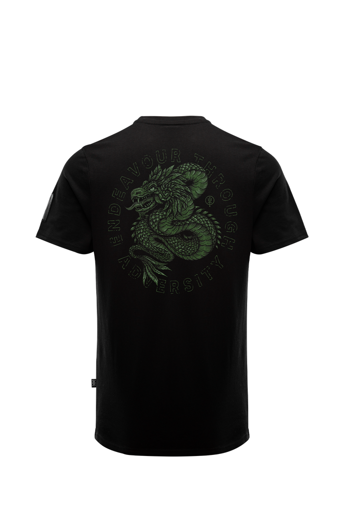 SM Cut of Out Insignia T-Shirt - Endeavour In Obsidian Black (GM)