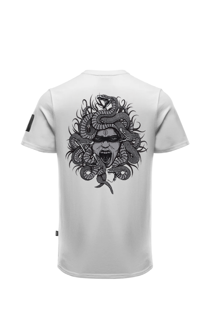 SM Cut of Out Insignia T-Shirt - Medusa In Optic White (GM)