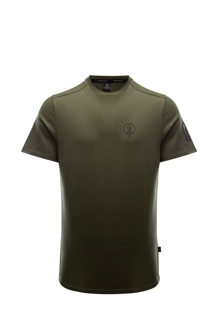 SM Cut of Out Insignia T-Shirt G1 In Khaki (GM)