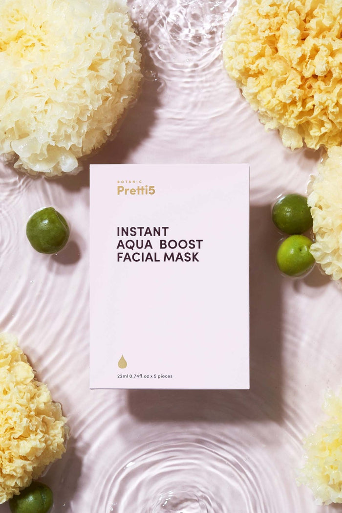 INSTANT AQUA-BOOST FACIAL MASK - Pretti5 - TCM-Infused Clean Beauty For Natural Glow
