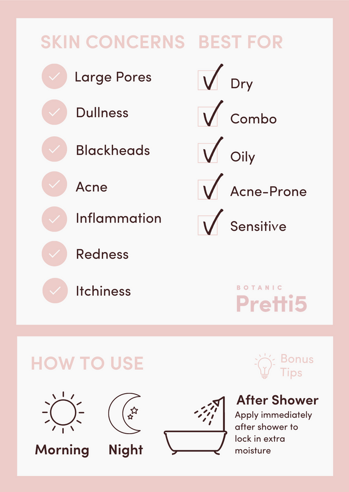 Toner Best For All Skin Concerns - Pretti5 - TCM-Infused Clean Beauty For Natural Glow