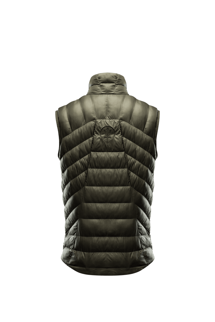 SM Cut of Out Ithax Gilet In Olive Green (GM)