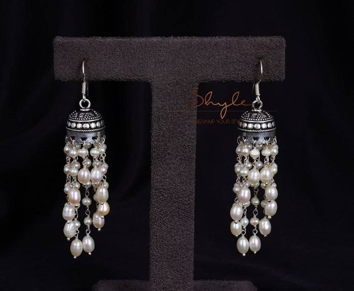 Jhumri Pearl Dangling Jhumkis