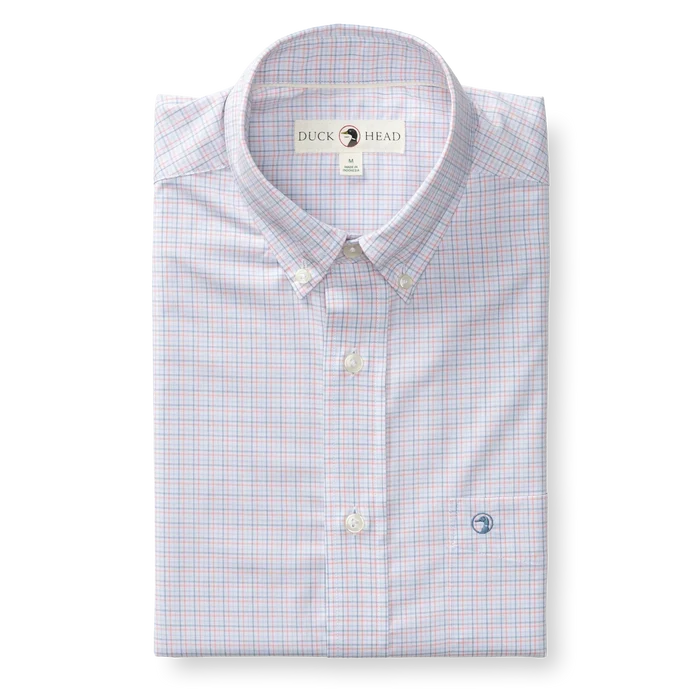 Joiner Plaid Poplin Sport Shirt