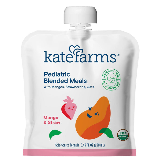 Kate Farms Pediatric Blended Meals, Mango & Strawberry, CS/12 - 811112030751-Case - LL Medico