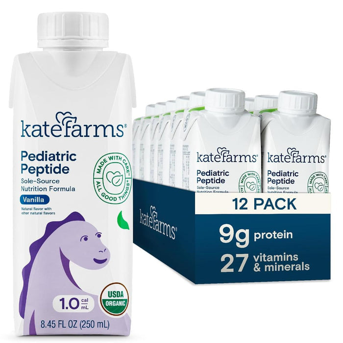 Kate Farms Pediatric Peptide Formula 1.0, Vanilla - 811112030539-Single - LL Medico