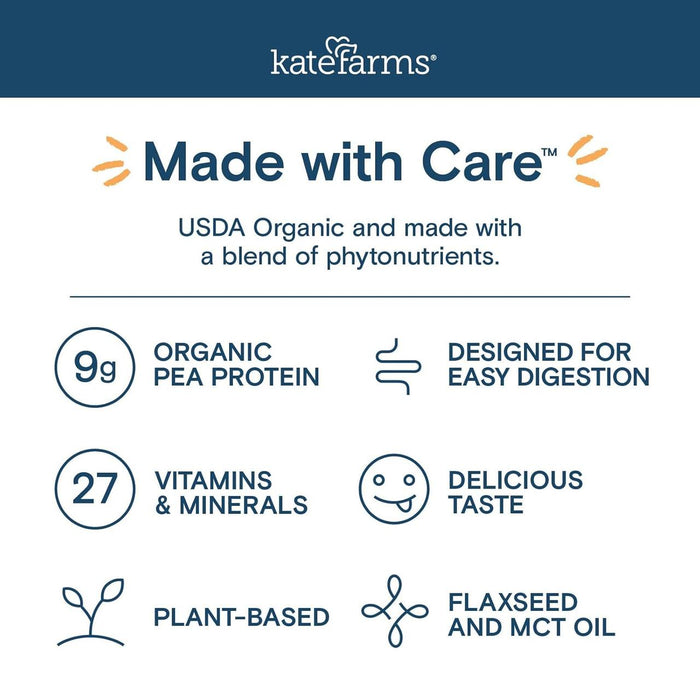 Kate Farms Pediatric Peptide Formula 1.0, Vanilla - 811112030539-Single - LL Medico