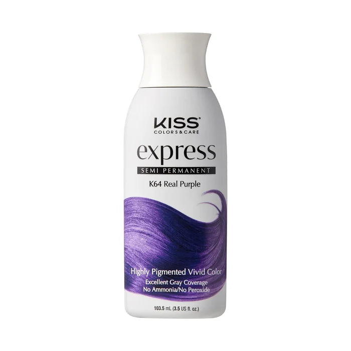 KISS Express Semi-Permanent Hair Color - K64 Real Purple