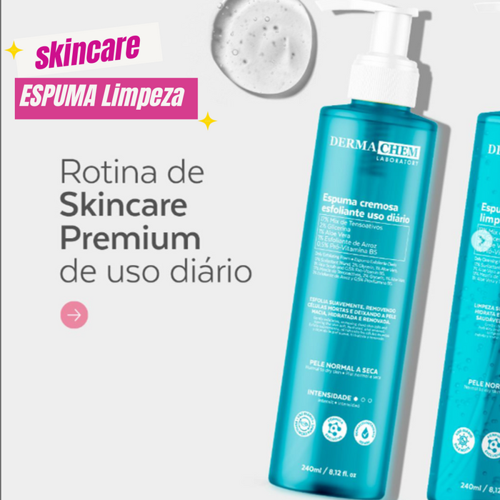 Kit Limpeza, Esfoliação e Super Clareamento Dermachem