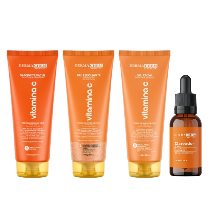Kit Rotina Clareadora Vitamina C Dermachem
