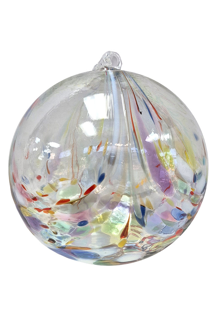 Kitras Art Glass Phoenix ornament 6 inch diameter.