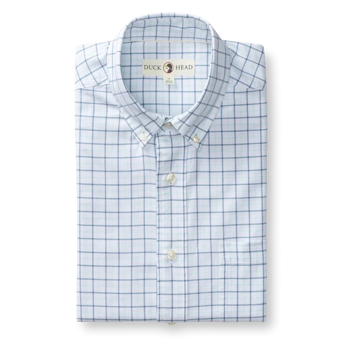 Kline Plaid Cotton Oxford Sport Shirt